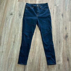 Express skinny high rise jeans